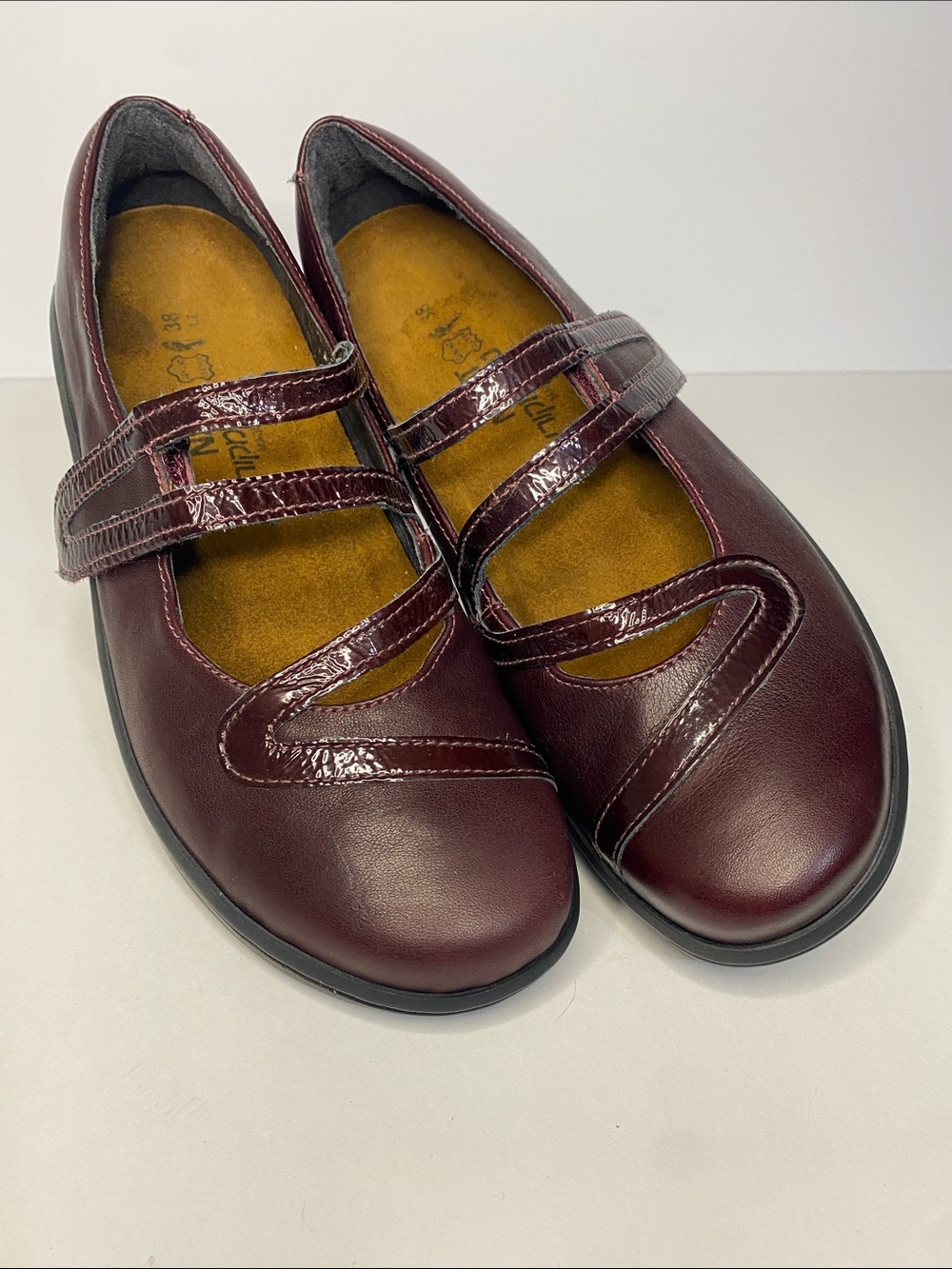 Naot Kirei Mary Jane Leather Comfort Shoes Burgundy EU 38 US 7 - Picture 10 of 14